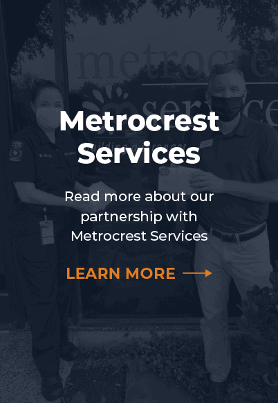 Metrocrest services back side