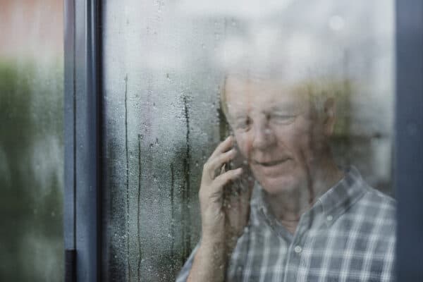 moisture inside sliding glass door