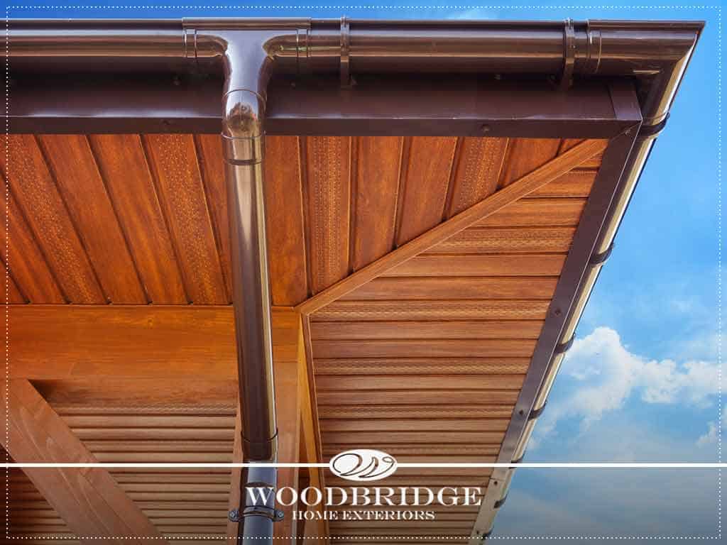  Brown wooden ceiling 