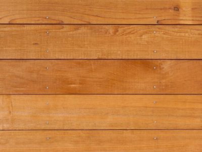 close-up of wood siding